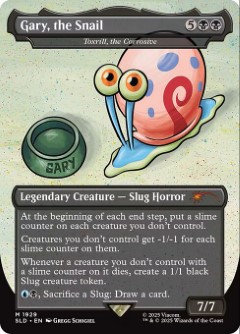 Toxrill, the Corrosive - Gary, the Snail Secret Lair Drop - SpongeBob SquarePants